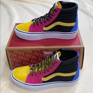 😎 VANS BEADS SK8-HI PLATFORM 2.0 SHOES RARE!